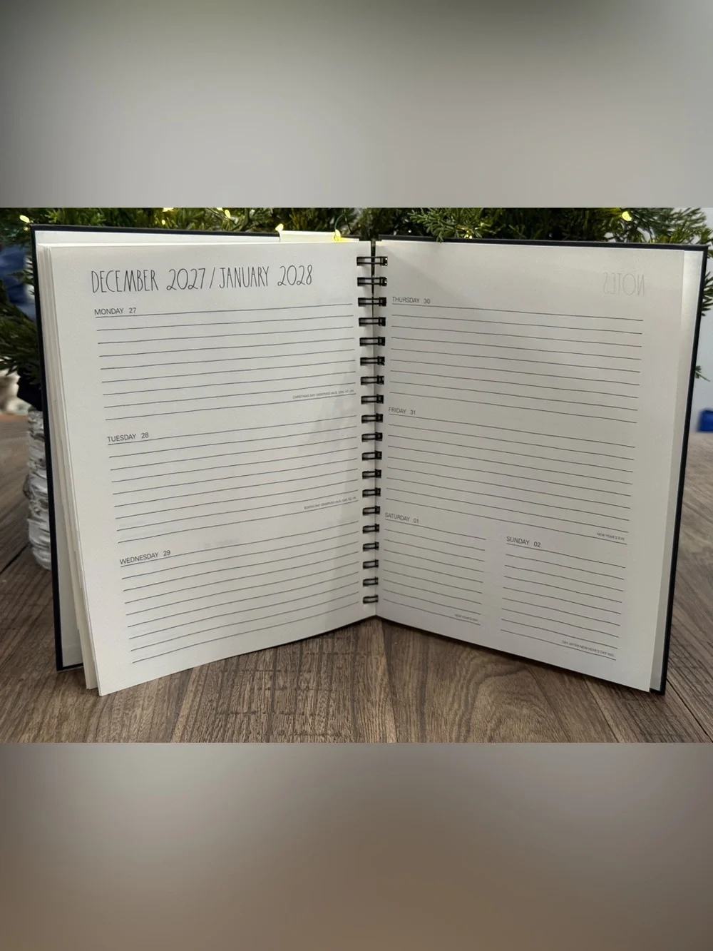 ✨Brand NEW w/Tags Rae Dunn 2027. 17 Month Spiral Planner -Aug 2926 - Dec 2027 ✨